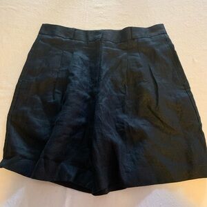 1People 100% Linen ladies black shorts 4 pockets NWT Size L
